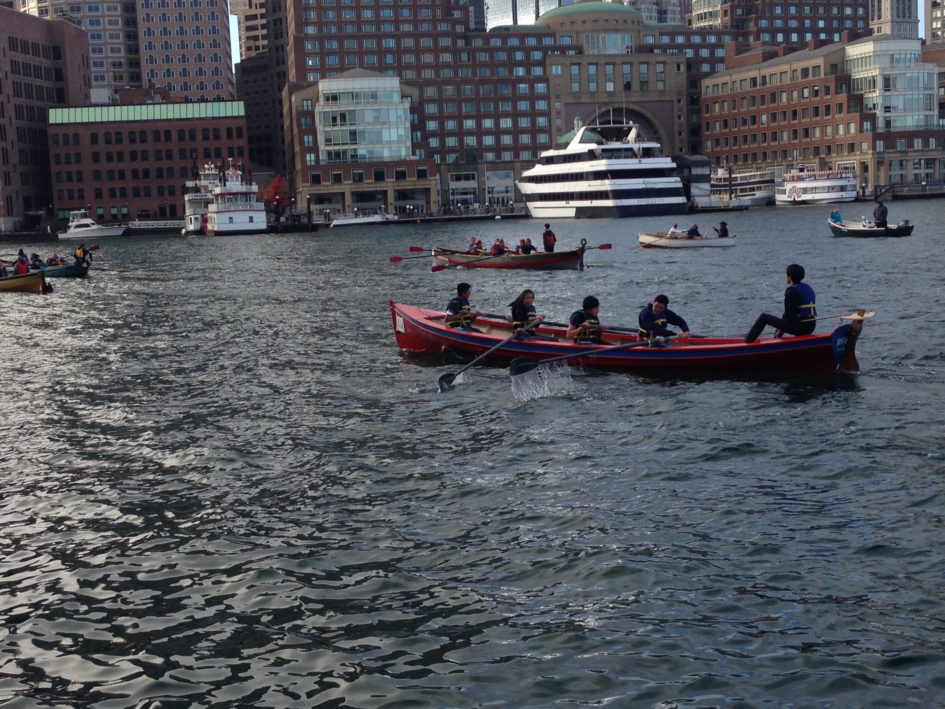 VCB's Second Four about to finish their nautical mile in 9m59s 6