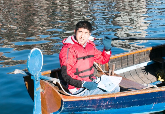 Andy Lin, VCB coxswain. IB-6240