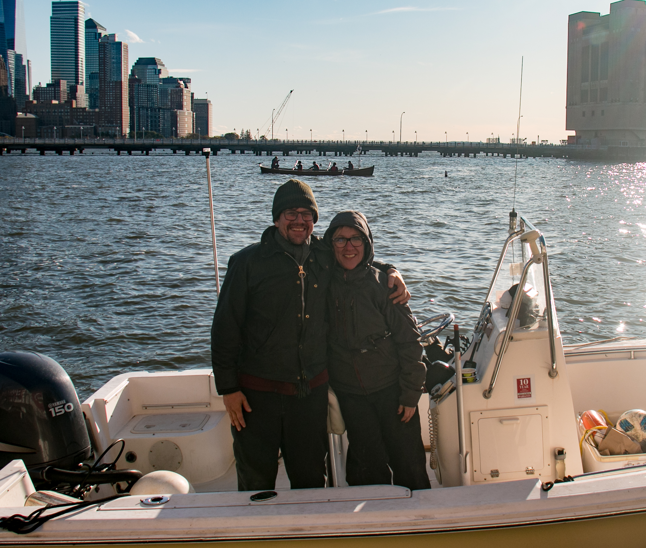Rick Lee and Amy Rose Knudsen  brought and ran a boat to serve as safety/photo boat. YR-51